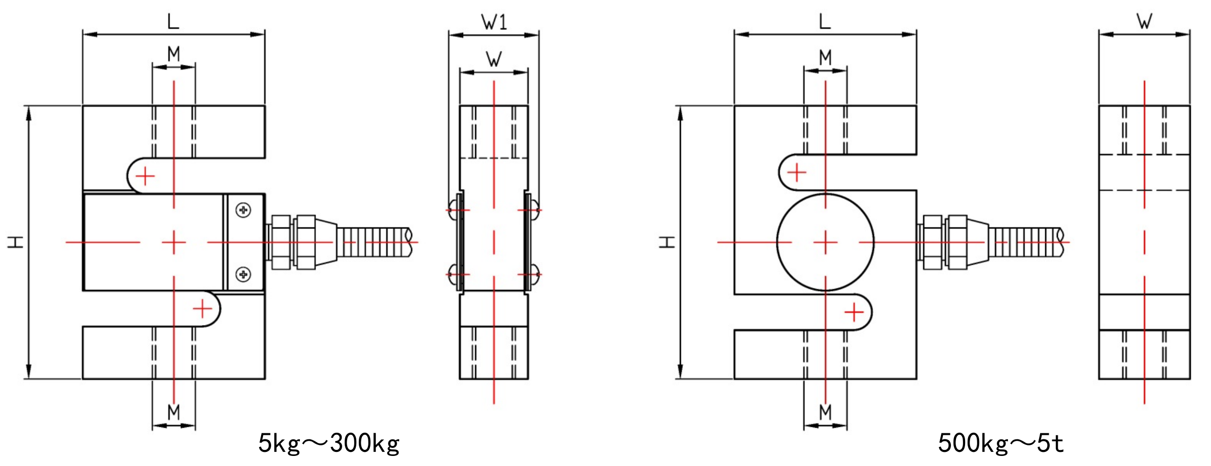 LCZ-204B尺寸圖 LCZ-204B尺寸圖