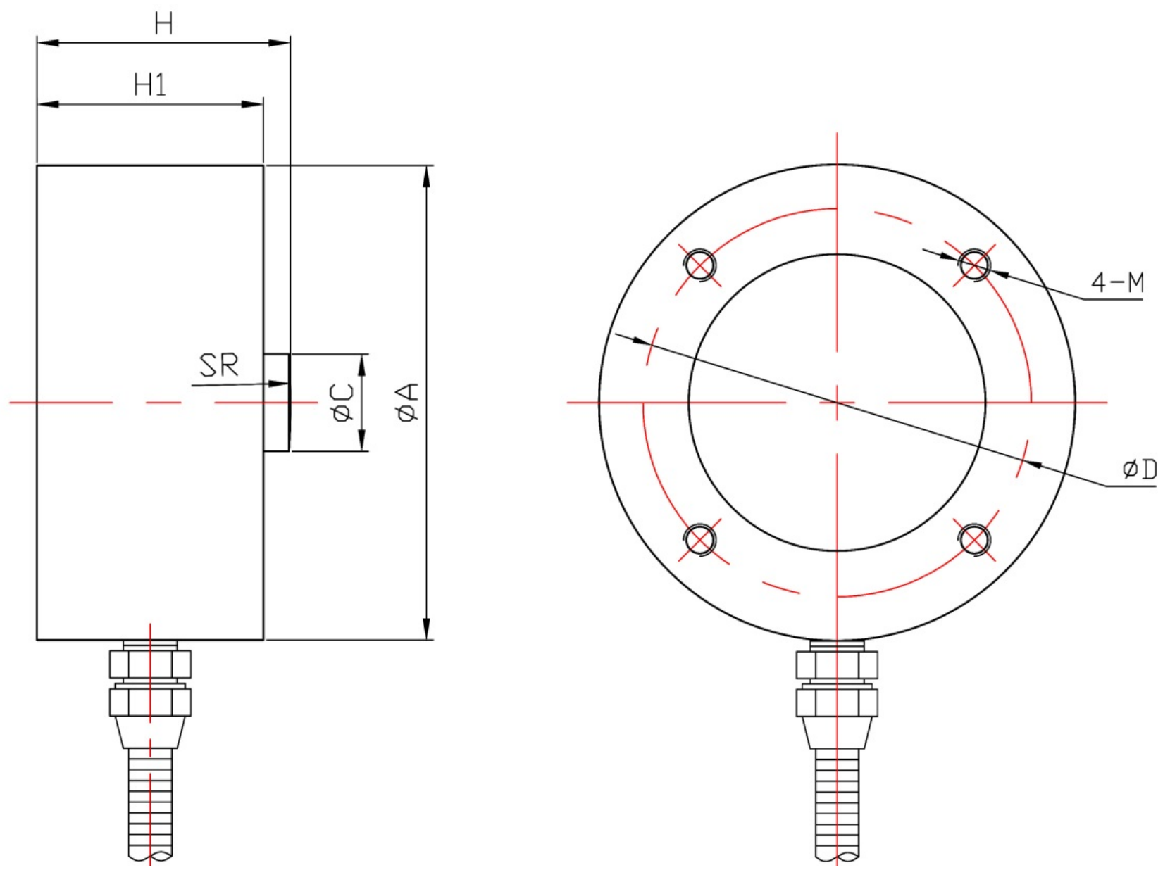 LCZ-105F尺寸圖 LCZ-105F尺寸圖